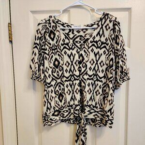 Rose & Olive v neck blouse